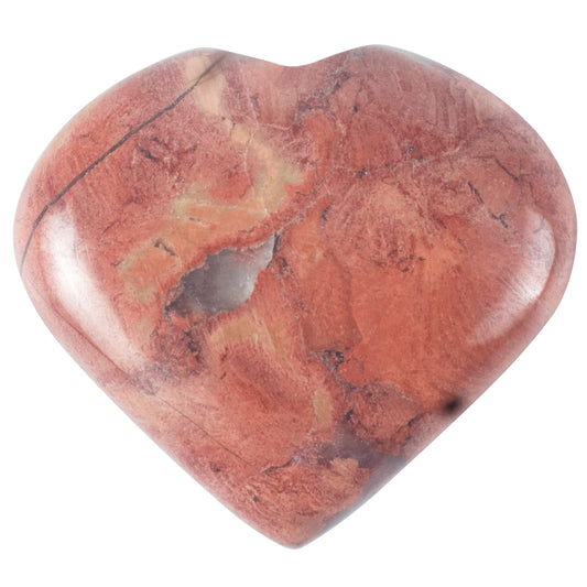 Crocon 50mm Noreena jasper Heart Stone Big Heart Shape Puff Stones Set 450+ Carats Pocket Crystal Healing Tumble Collection Palm Worry Stone Good Luck Charm Meditation Gift Craft Home Decor