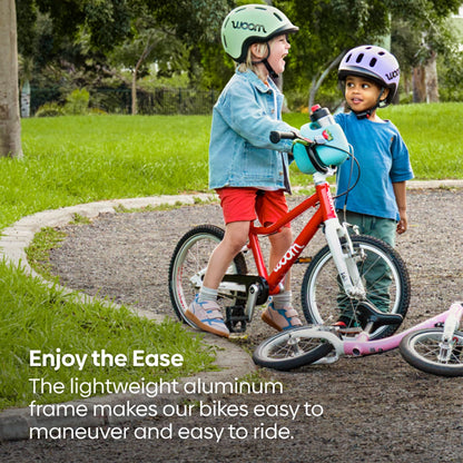 woom GO 1 Balance Bike for Toddlers 18 Months to 3.5 Years Old, 12-Inch Lightweight Bicycle with Handbrake & Steering Limiter for Boys & Girls - Yellow