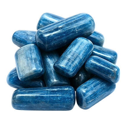 Amazing Gemstone Kyanite Crystals and Healing Stones Tumbled - 1 oz Kyanite Stone Gem Stones, Natural Healing Stones for Energy Balance, Stress Relief - Premium Polished Gems Rocks for Meditation