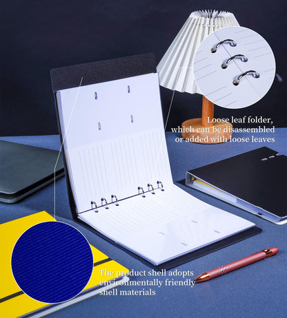 XMLINPER Business Card Holder Organizer, Can be Noted as a Business Card Book Binder Management Book with 168 Card Slots (black)
