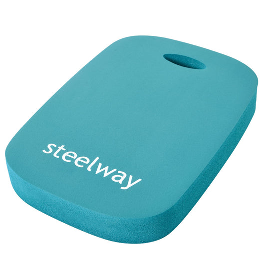 steelway Extra Thick Kneeling Pads, Knee Pad Cushion for Yard Work, Gardening, Yoga, Exercise, Floor Kneeler for Baby Bath, Comfortable Foam Mats to Kneel On, 15.4 x 10.4 x 1.3inch, Blue (1)