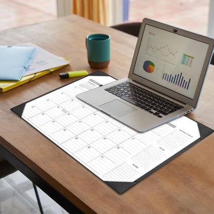 Desk Calendar 2026-2027 with Desk Mat – 22" x 17" Large Desk Pad Calendar Runs from January 2026 to June 2027, Office Supplies Desktop Monthly Calendar for Home & Office