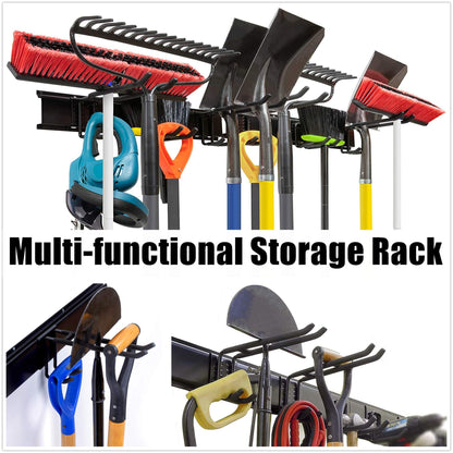 WALMANN Garage Storage Organization System Ski Wall Rack Up to 10 Pairs of Skis Mount Hanger Home Shed and Garage Snowboard Wall Rack Holds Up to 300 lbs