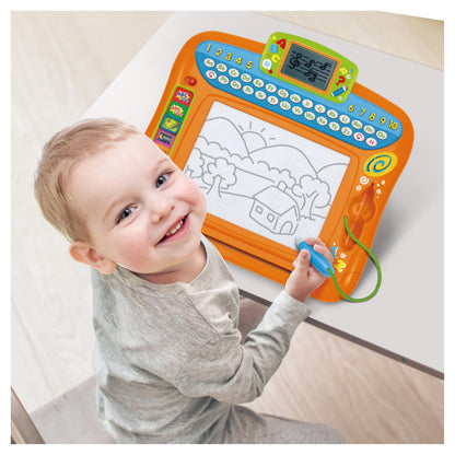 winfun Write 'n Draw Learning Board – Interactive Educational Toy for Toddlers, LCD Screen, 6 Learning Modes, Numbers, Letters, Music & More, Ideal for Ages 24 Months+
