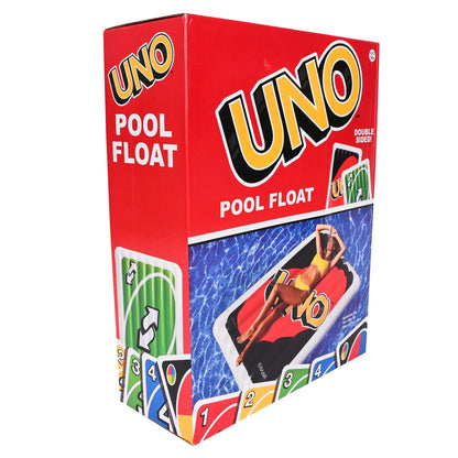 Uno™ Pool Float – Giant Inflatable Reverse Card, Floatie for Pool, Beach & Lake, Durable Vinyl Raft, 6 Feet Tall, Perfect for Lounging & Summer Fun