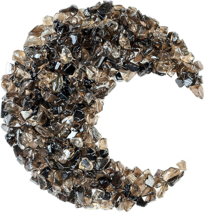 ZAICUS Smoky Quartz Crystal Chips Bulk Gemstone Valentine Gift, Healing Crystal Natural Irregular Shaped Crushed Stone Reik Healing Tumbled Chips Crystal Chips for Witchcraft & Jewelry Making 1 Lb