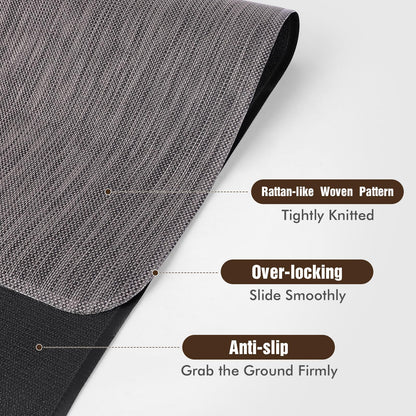 Blvornl Office Chair Mat for Hardwood Floor, 36" x 48" Desk Computer Chair Mat for Hard Wood and Tile Floor, Large Anti-Slip Hard Floor Protector Rolling Chair Mat, PVC Mat Desk Rug for Office Home