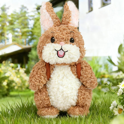 PuffPop Cute Bunny Stuffed Animal Plush Toy - Adorable and Lifelike Design, Super Soft, Perfect Christmas&Easter Gift, Stuffed Bunny for Kids, Girls, Boys, and Collectors