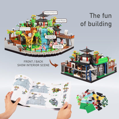 Zoo Micro Building Blocks Set with Giraffe Panda Flamingo 5000PCS for Adults or Teens Ages of 14+, Animals Park DIY Modle Kit in Living Room or Office Decorative Items, Collection Model for Lovers