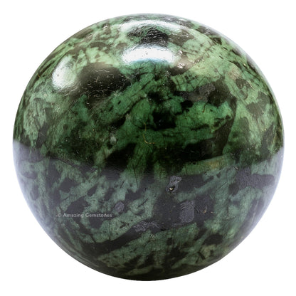 Amazing Gemstone Flower Stone Crystal Ball with Stand - 2 Inches Crystal Sphere Meditation Balls for Witchcraft and Decorative Balls