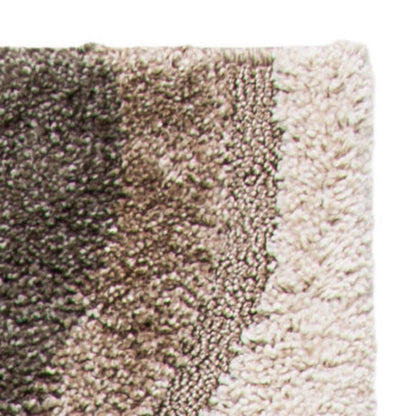 SAFAVIEH Florida Shag Collection Accent Rug - 3'3" x 5'3", Cream & Smoke, Modern Design, Non-Shedding & Easy Care, 1.2-inch Thick Ideal for High Traffic Areas in Foyer, Entryway, Bedroom (SG461-1179)