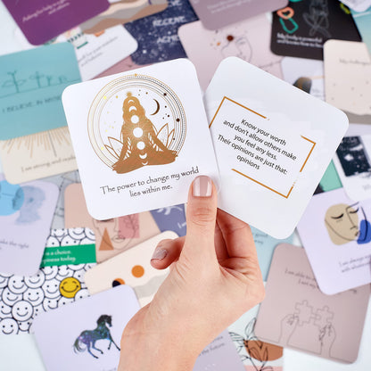 Ariond Positive Affirmations & Thought-Provoking Questions for Women | Motivational & Mindful Daily Cards