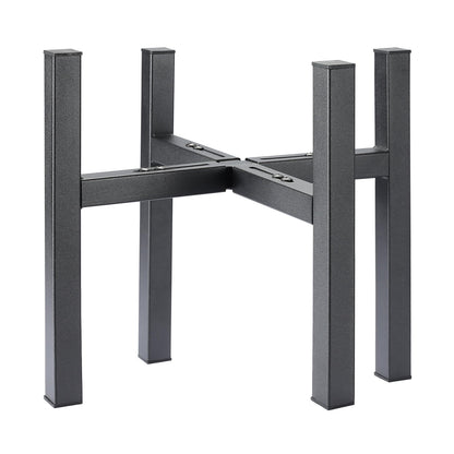 Metal Plant Stand for Large Plants, Adjustable Width Fits 10-12 Inch 14 Inch 16 Inch Pot,Outdoor Plant Stands for Indoor Plants Multiple Tall,Black Planter Stands for Patio and Window 1 Pack.­