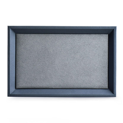 Oirlv Premium Leather Flat Jewelry Tray Jewelry Display Organizer,Valet Tray for Nightstand or Dresser Organizer(Small)