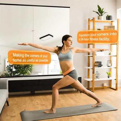 Delma Home Gym Mirror, 54''x28''x2PCS Black Wall Mounted Large Frameless Tempered Glass Wall Mirror for Home Gym, Garage, Bedroom, Bathroom