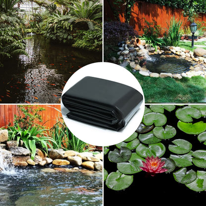 Goldshire 20 Mil LDPE Pond Liner for Fish Ponds, Water Features, Fountains, Waterfall and Water Garden (10 x 13FT)