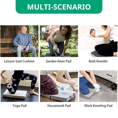 OFiSEXPT Gardening Knee Pads, Large Knee Pads for Gardening, Kneeler Pad, Thick Garden Knee Pad,Repairing-Floor Knees Mat for Prayer, Fitness, Yoga, Gym & Pilates (Gray)