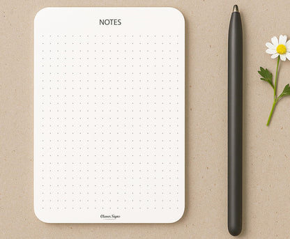 CLEVER SIGNS Memo Pads A6 Size (5.8" x 4.1") – 4-Pack, 50 Sheets Each, Premium Quality Paper with Cardboard Back Support – Perfect for Planning, Note-taking, Journaling, and Organizing