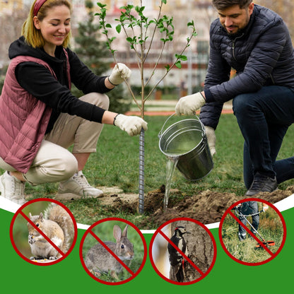 UCandy 3 PCS Tree Trunk Protector, 3 Size Plastic Spiral Tree Guard Tree Bark Protector Tube Wraps to Protect Saplings Plants from Deer Rabbit Cats Rodents Mowers