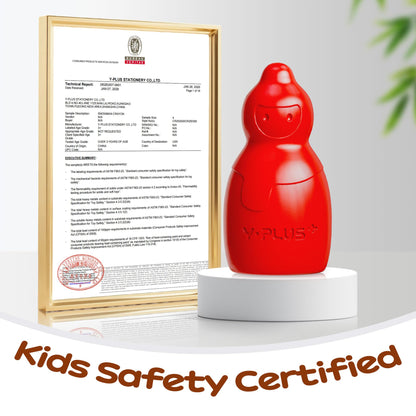 YPLUS Jumbo Crayons for Toddlers 1-3, 8 Colors Non-Toxic Washable Art Crayons for Kids, Easy-Grip Preschool Drawing Supplies for Kids Ages 1-4 (Ideal Gift)