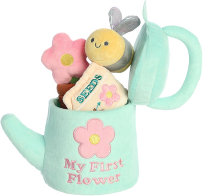Ebba™ Engaging Baby Talk™ My First Flower™ Baby Stuffed Animal - Sensory Delight - Interactive Learning - Multicolor 7 Inches