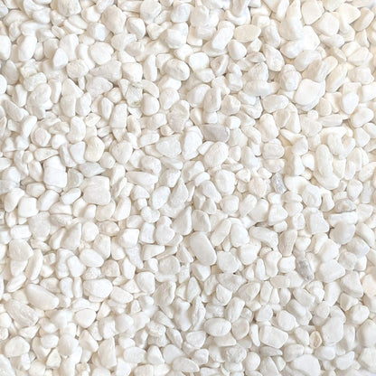 Midwest Hearth Decorative White Bean Pebbles 1/5" Size (5-lb Bag)