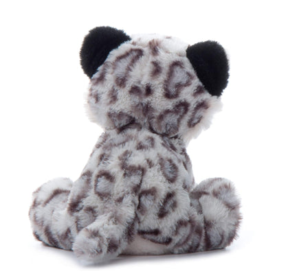 The Petting Zoo Snow Leopard Stuffed Animal Plushie, Gifts for Kids, Wild Onez Wildlife Animals, Leopard Plush Toy 9 inches