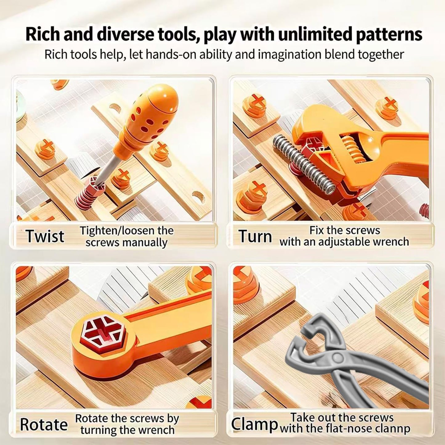 CZOALX 168PCS Kids Tool Set with Toy Drill & Toolbox, STEM Construction Building Toys, Toddler Tool Kit for Kids Boys Girls Ages 3-4-5-6-7-8, Pretend Play Design & Drill Set