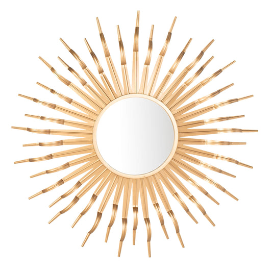 Safavieh Home Naya Gunmetal Sunburst 36-inch Decorative Accent Mirror