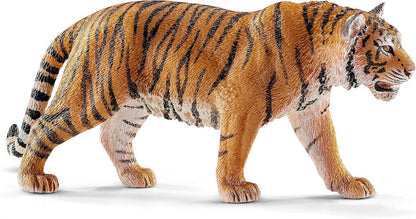 Schleich Wild Life - 5PC Wild Animal Toy Set - Jungle Safari Bundle with Panda, Macaw, Baby Orangutan, Elephant, and Tiger Figurine - Realistic Wildlife Figures for Screen-Free Play - Kids 3+ | 77588