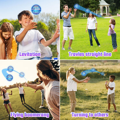 Sosuy 2026 Flying Orb Ball for Kids, Magical Hover Cosmic Boomerang Space Floating Mini Hand Rotating Drone Stocking Stuffer Xmas Toys for Boys Girls Teen Age 6 7 8 9 10+ Blue