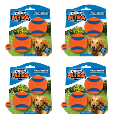 ChuckIt! Medium Ultra Ball, 8 Count