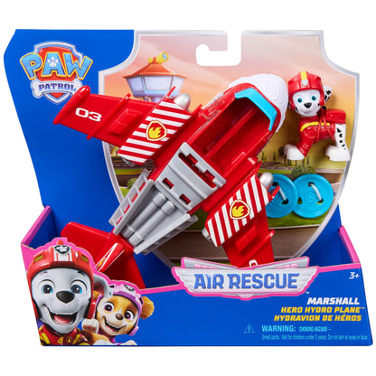 Paw Patrol Air Rescue Marshall Fire Fighter Rescue Plane with Launcher and 2 Bullets, Toys for Boys and Girls Ages 3+