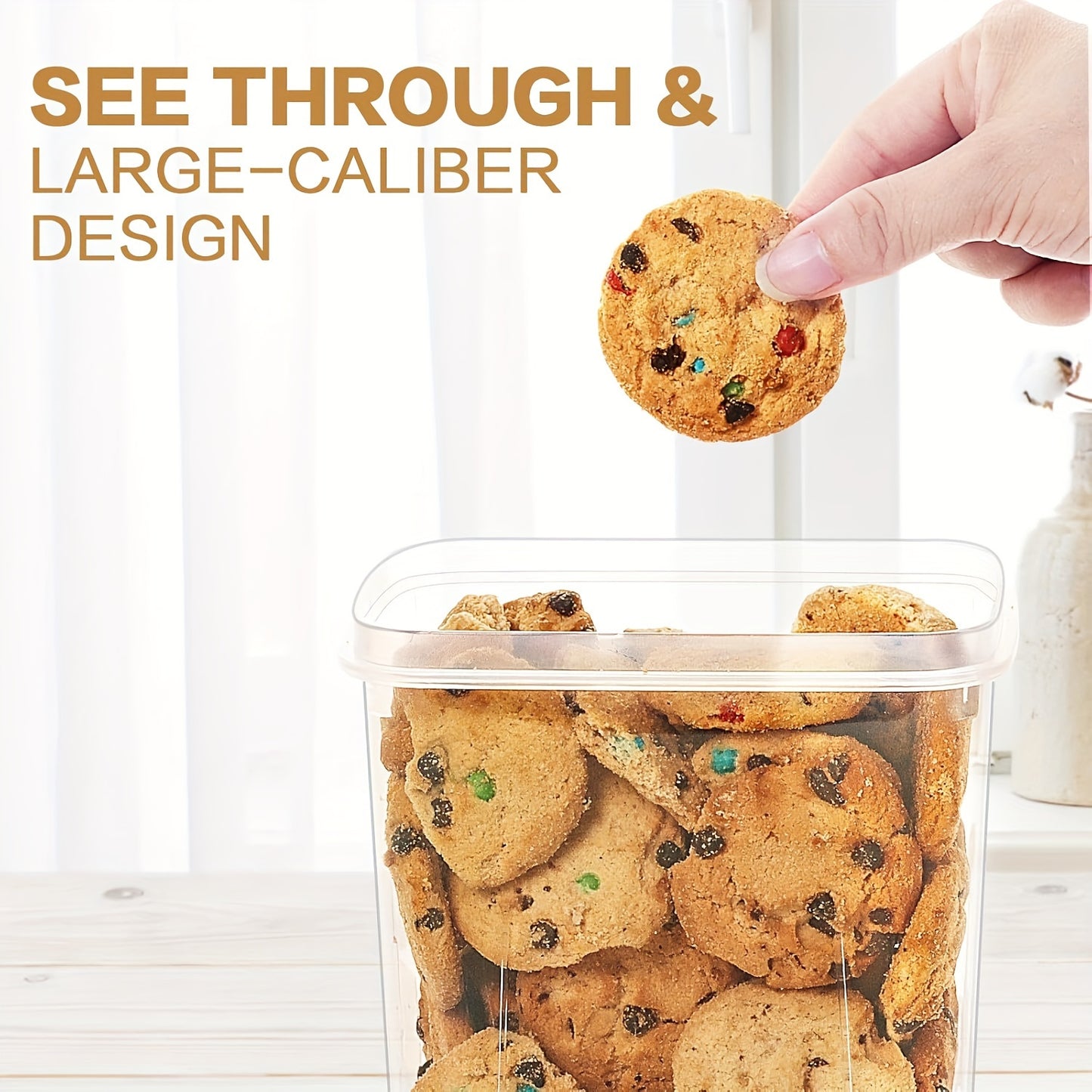 64 PCS Airtight Food Storage Containers (32 Boxs & 32 Lids), Kitchen And Pantry Organizers And Storage, BPA Free, Plastic Food Storage Canisters For Flour, Sugar, And Cereal, Labels & Marker