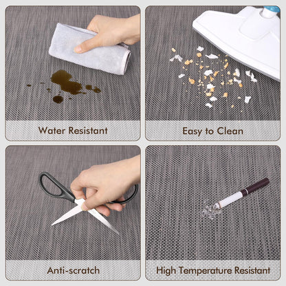 Blvornl Office Chair Mat for Hardwood Floor, 36" x 48" Desk Computer Chair Mat for Hard Wood and Tile Floor, Large Anti-Slip Hard Floor Protector Rolling Chair Mat, PVC Mat Desk Rug for Office Home