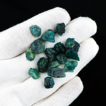 CRYSTALIS Assorted 15+pcs Natural Grandidierite Loose Gemstone Wholesale Bulk Rough Jewelry Making Supply, Chakra & Healing Raw Stones, Wire Wrapping, DIY, Gem Collection