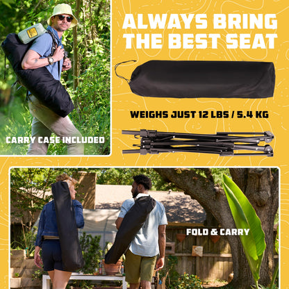 Wise Owl Outfitters Hammock Chair for Adults – Comfortable Portable Folding Rocking Camping Chair with Carry Bag – Great for Lawn, Campsite & Outdoors