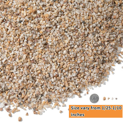 Tinyunicorn 5lb Mixed Sand Rocks Pebbles Pumice Potting Soil Amendment Succulent Cactus Bonsai Gritty Rock Decorative Gravel for Succulents, Bonsai, Vase Fillers,Terrarium Plants
