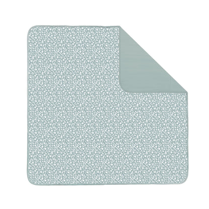 Toddlekind Portable Baby Mat, Organic Cotton 47" x 47, Portable, playpen mat, Travel, Indoor/Outdoor mat, for Babies/Toddlers, 0m+ (Sage)