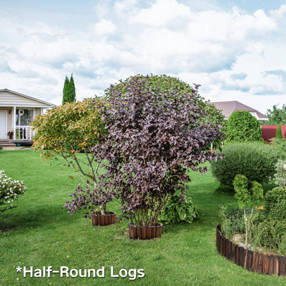 Wood Garden Edging, Wooden Fence Border Decorative Small Picket Panels for Flower Bed Barriers and Landscape Fencing