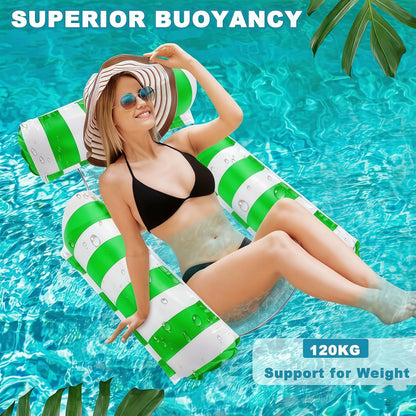 3 Pack 300 LB Pool Floats,Inflatable Pool Float Chair for Adults Swim Floating Party Vacation Fun and Rest