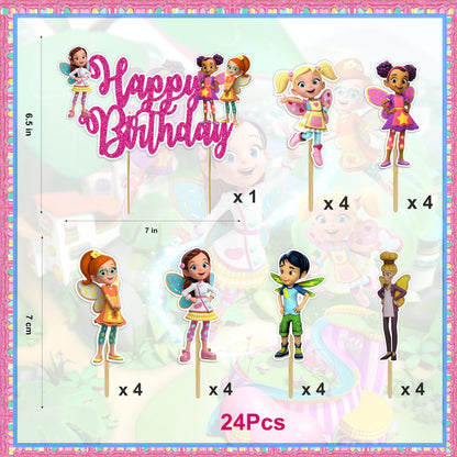 Buterbean Cafe Theme Birthday Party Supplies – Cute Café Inspired Party Decoration Set for Birthday Celebrations, Decorative Table Styling Items for Themed Events, Dessert Table Setup.
