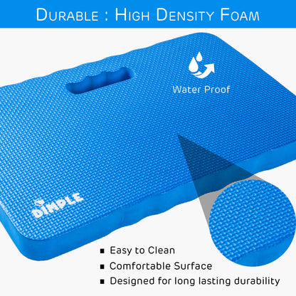 Dimple Kneeling Pad, High Density Thick Foam Comfort Kneeling Mats for Gardening, Yoga Exercise, Garden Cushions, Knee Pads Blue