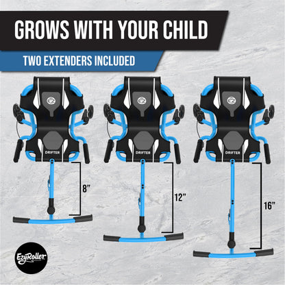 EzyRoller Drifter X Ride On Toy for Kids, Ages 4-12, Up to 154 lbs - Blue