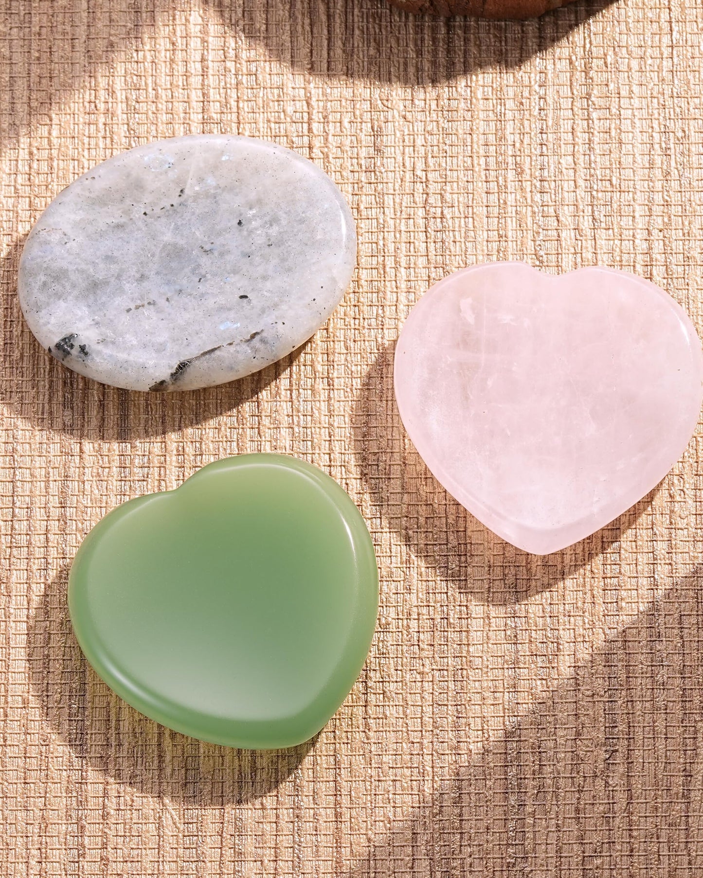 QianCannaor Crystals and Healing Stones Set for Anxiety, Relaxation Spiritual Crystals Gift for Meditation, Manifestation, Zen, Reiki, Fengshui (Keep Calm, You've Got This!)