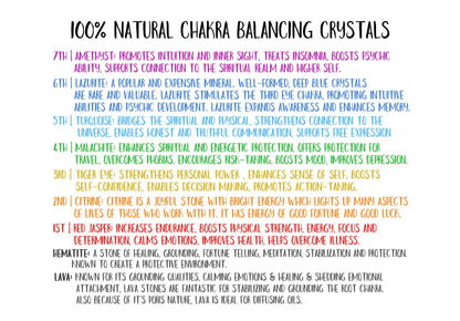 SPUNKYsoul 3 beads Set each stone Chakra Balancing Lava Diffuser Bracelet Authentic Crystal Stones for Women Collection