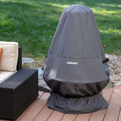 Cuisinart CHC-601 Chimenea Propane Fire Pit Heater Cover, Durable Rip-Resistant Polyester (Cover Fits COH-600)