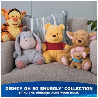 GUND Disney Official Eeyore Oh So Snuggly Plush, Winnie the Pooh, Eeyore Donkey Stuffed Animal for Ages 1 and Up, Grey, 12.5”