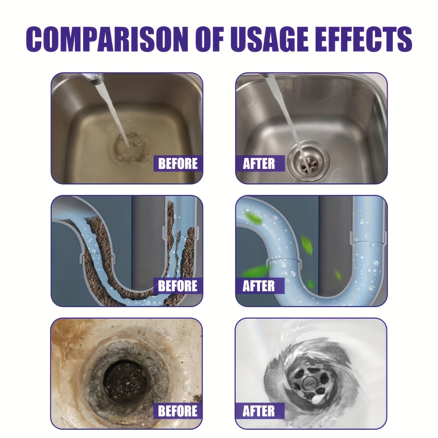 Powerful Duct Unclogger, Powerful Duct Cleaner, Quick Kitchen Toilet Duct Cleaning Tool, All Round Powerful Cleaning Tool for Home Use