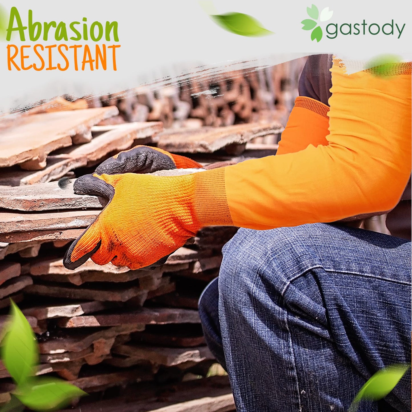 Gastody™ Long Gardening Gloves Women and Men S - Long Sleeve Garden Gloves Multipurpose Heavy Duty Outdoor and Indoor - Long Cuff Garden Gloves - Thorn Resistant Protective Work Rose Pruning Gloves